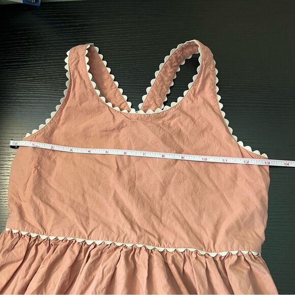 ✨ Hanna Andersson Apron Dess in Pink Shadow Girl’s 10 - Picture 14 of 15